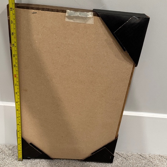 Elegant Mona Lisa Art Print with Black and Brown Frame - Picture 3 of 5